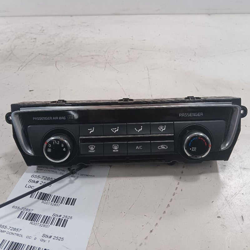 Manual Temperature Control Heat Heater AC Switch Fits 16-18 Kia Optima