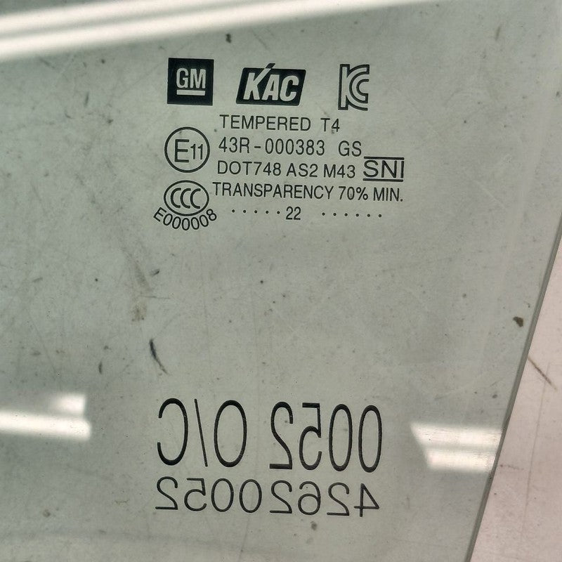 Driver Left Front Door Glass Window Fits 13-22 Chevy Trax