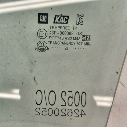 Driver Left Front Door Glass Window Fits 13-22 Chevy Trax