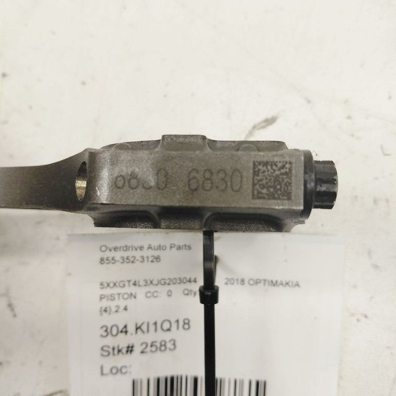 Kia Optima Single Piston With Connecting Rod   2.4 2018 2017 2016 OEM