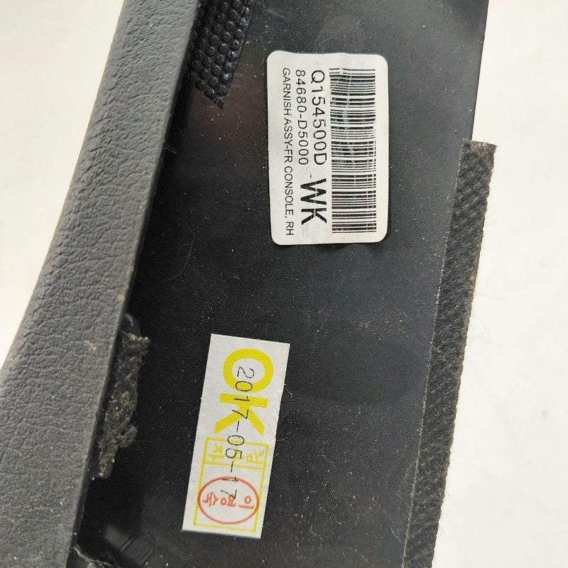 Kia Optima Passenger Right Upper Console Trim {84680-D5000} 2018 2017 