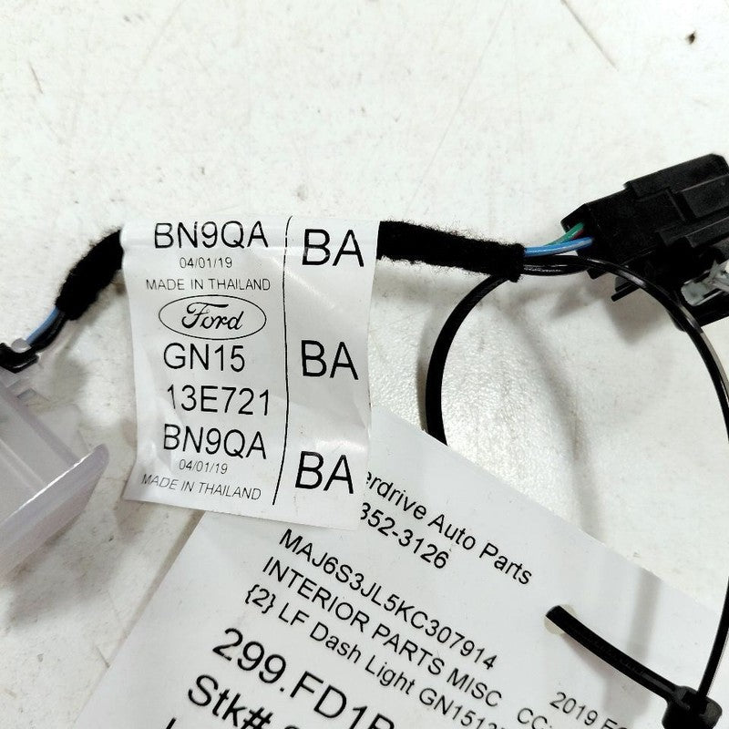Ford Ecosport Driver Left Front Lower Dash Light {GN1513E721} 2018 201