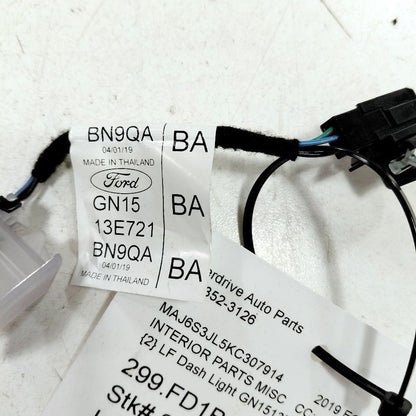 Ford Ecosport Driver Left Front Lower Dash Light {GN1513E721} 2018 201