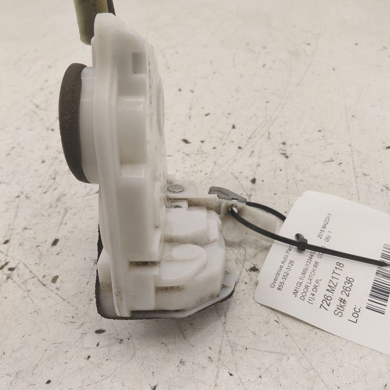 Mazda 6 Door Latch Lock Right Passenger Rear  2018 2019 2020 2021