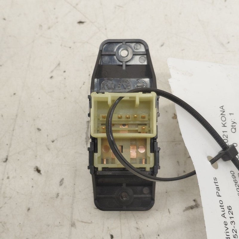 Hyundai Kona Window Switch Power Left Driver Rear  2021 2020 2019