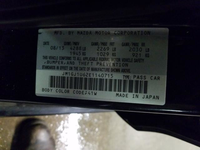 FD25841GT Mazda 6 Left Rear Door Glass Window Fits 2014-2021 OEM