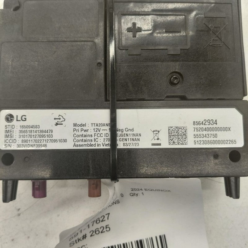 Communication Telematics Onstar Control Module Opt UE1 21-25 Cadillac 
