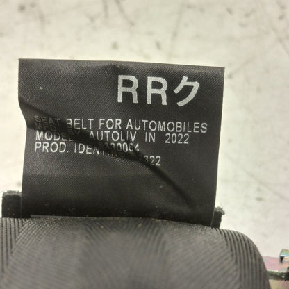 Toyota Prius Seat Belt Strap Retractor Right Passenger Rear Back  2022
