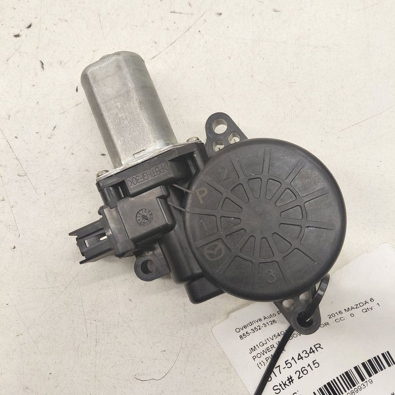 Passenger Right Rear Power Window Motor Fits 09-10 14-21 Mazda 6