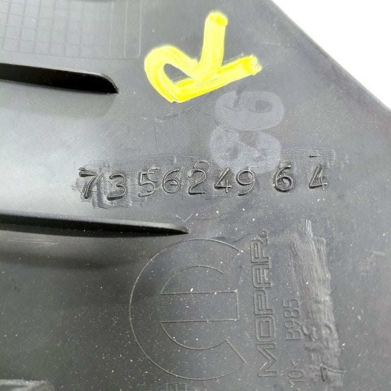 Fiat 500 Passenger Right Front Lower Trim Floor Cover {735624964} 2016
