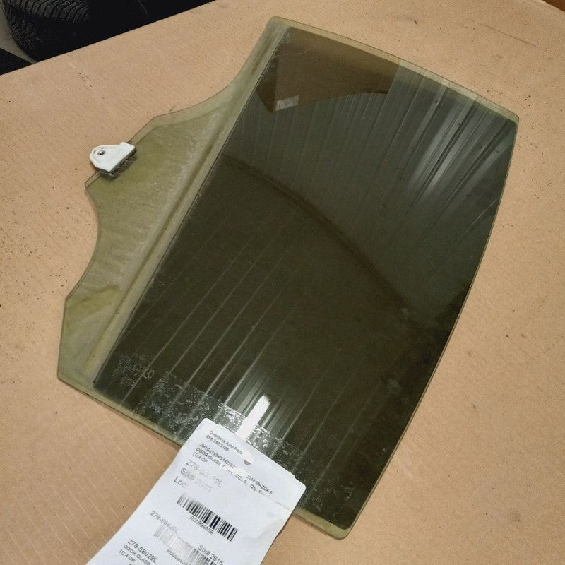 Left Rear Door Glass Window Fits 14-21 Mazda 6