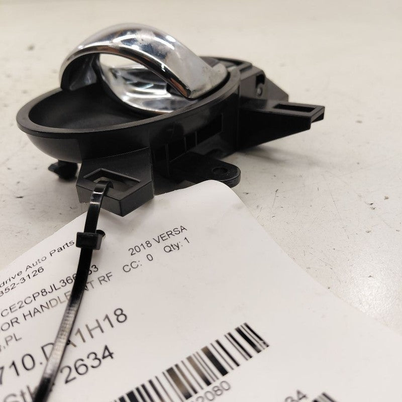 Nissan Versa Note Door Handle Right Passenger Front Interior Inside  2