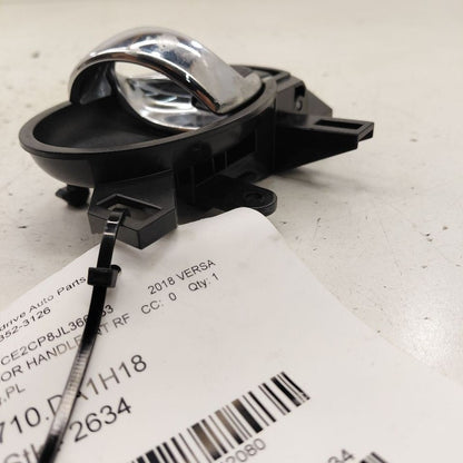 Nissan Versa Note Door Handle Right Passenger Front Interior Inside  2