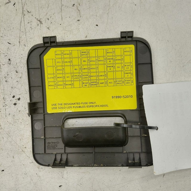 Hyundai Santa Fe Fuse Box Cover 2019 2020
