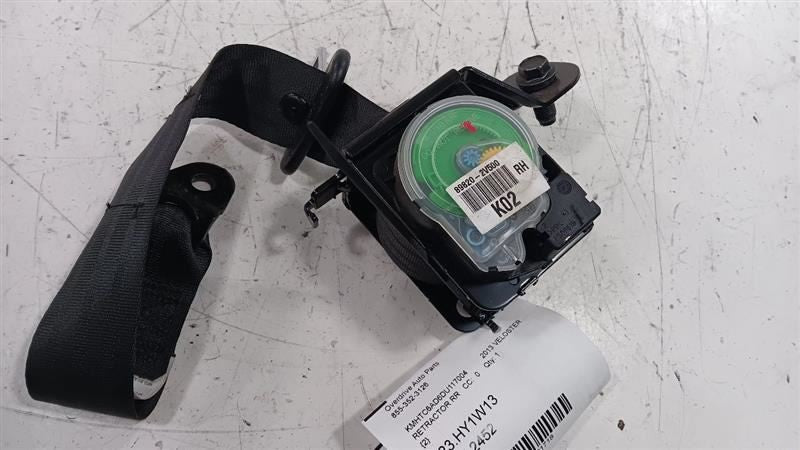 Hyundai Veloster Seat Belt Strap Retractor Right Passenger Rear Back  
