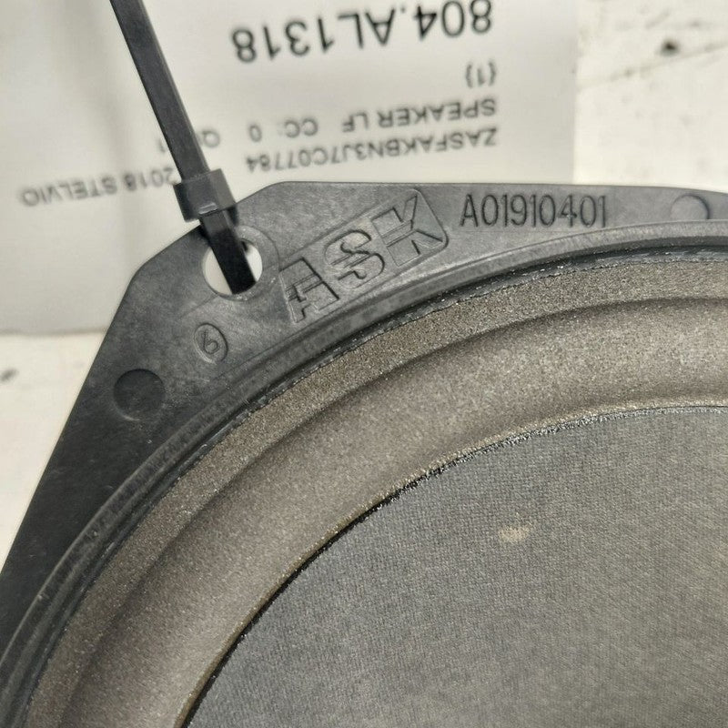 Alfa Romeo Stelvio Speaker Left Driver Front  2018 2019 2020 2021