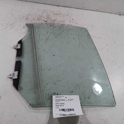 Left Rear Door Window Glass Fits 20-23 Nissan Versa OEM