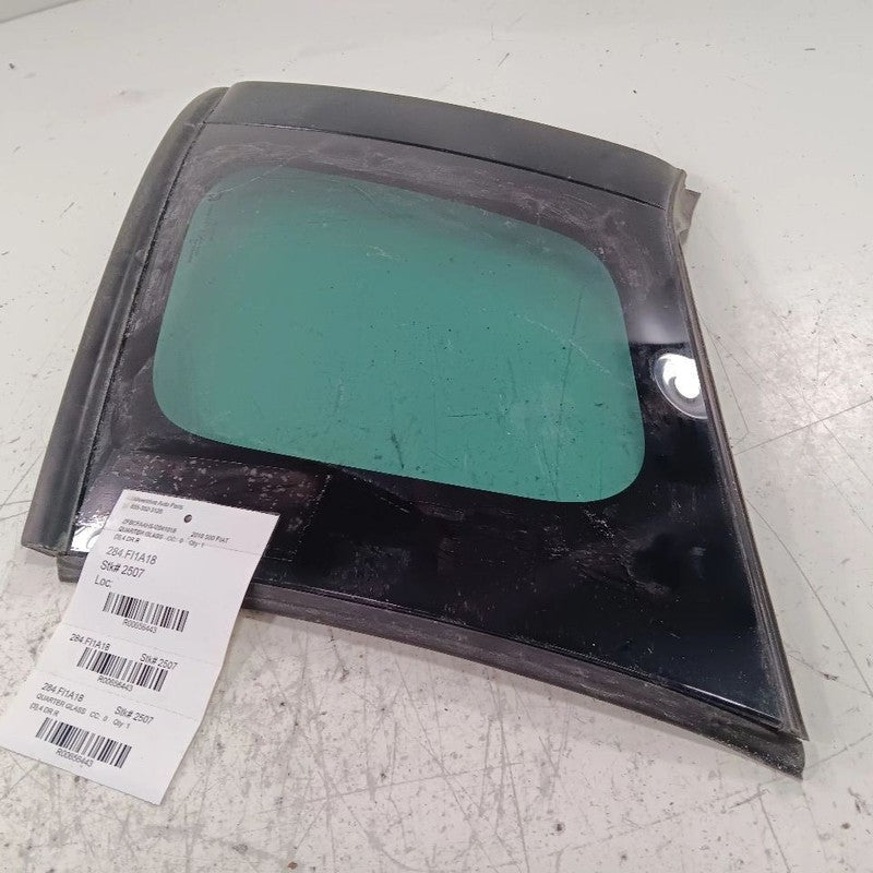 Fiat 500 Passenger Right Quarter Window Glass 2018 OEM