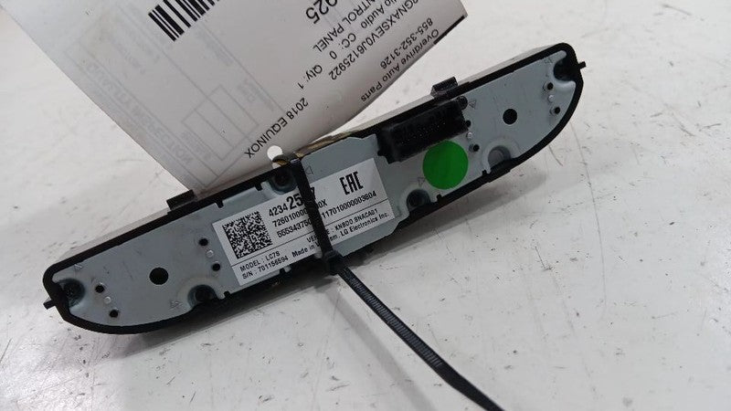 42342517 Audio Equipment Radio Control Panel Fits 18 EQUINOX