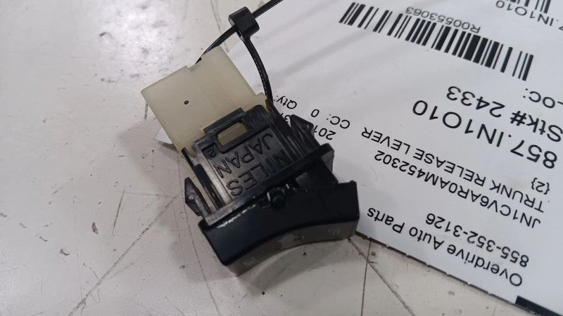 Infiniti G37 Trunk Latch Release Handle Lever Switch 
