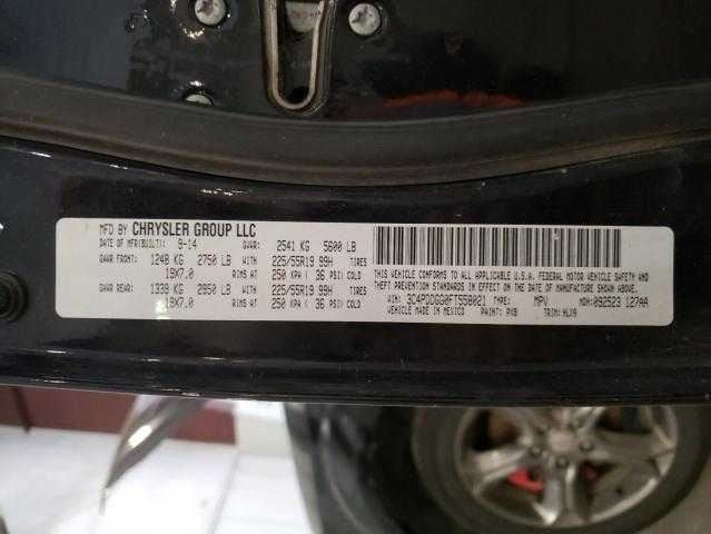 Dodge Journey Door Glass Window Seal Rubber Right Passenger Rear Back 