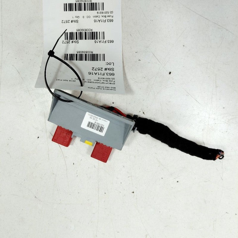 Fiat 500 Cabin Fuse Box Interior {52016319} 2016 2017 2018 OEM