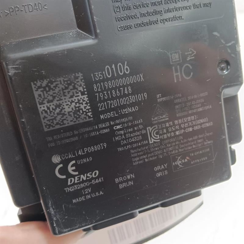 Keyless Entry Theft-locking Control Module Below Rear Seat Fits 18-20 