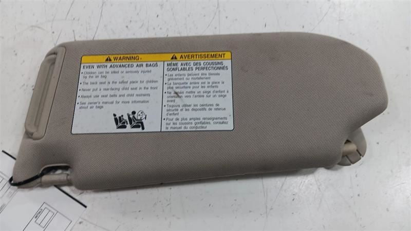 Passenger Right Sun Visor Shade Illuminated 4 Door Sedan Fits 09-13 IN