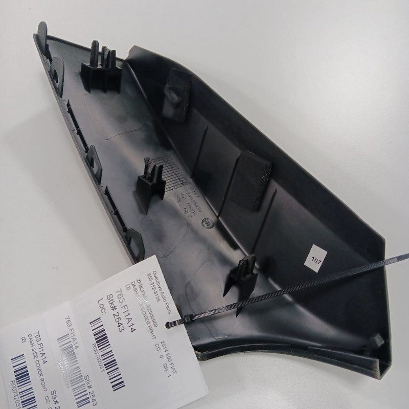 Fiat 500 Dash Side Cover Right Passenger Trim Panel  2014 2015 2016