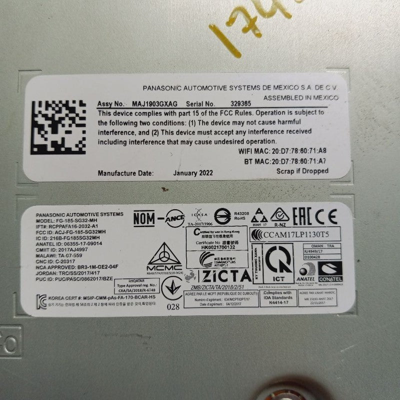 Communication Voice Recognition Control Module Fits 21-24 Ford Escape
