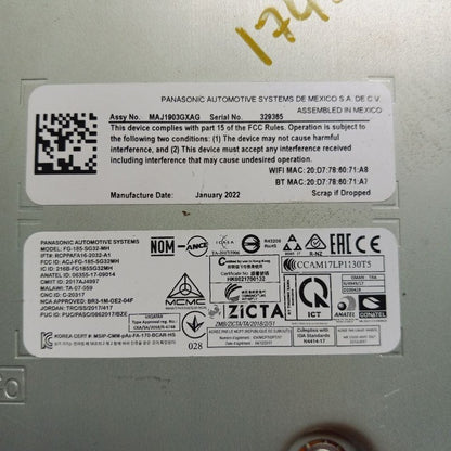 Communication Voice Recognition Control Module Fits 21-24 Ford Escape