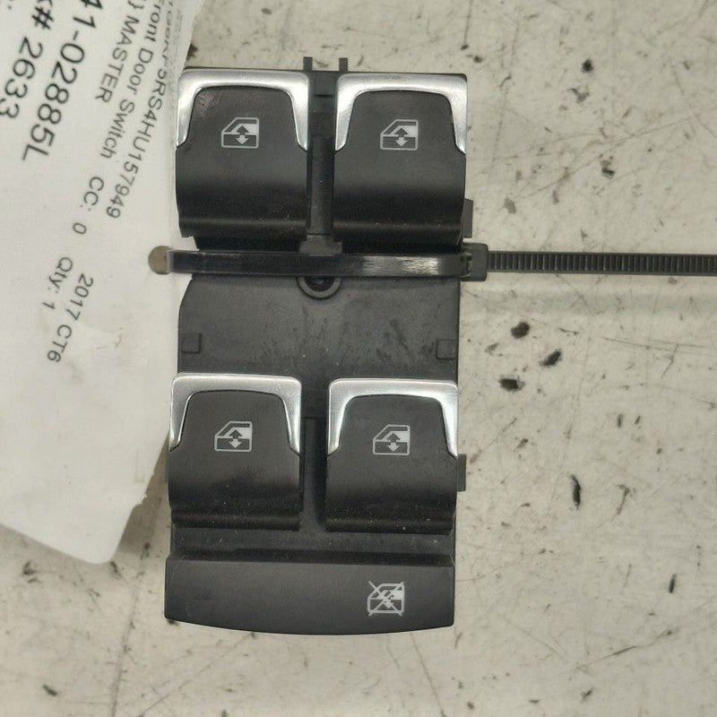 Driver Left Front Door Window Switch Fits 16-20 Cadillac CT6
