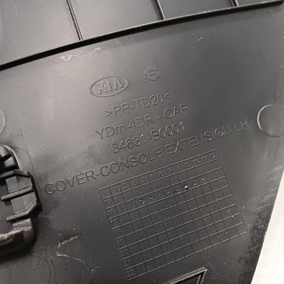Kia Forte Driver Left Side Center Console Trim 2015 2016 2017 2018 OEM