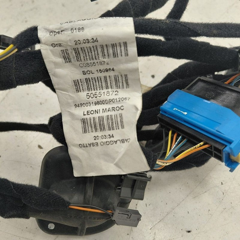 Alfa Romeo Stelvio Door Harness Wire Wiring Right Passenger Front 2018