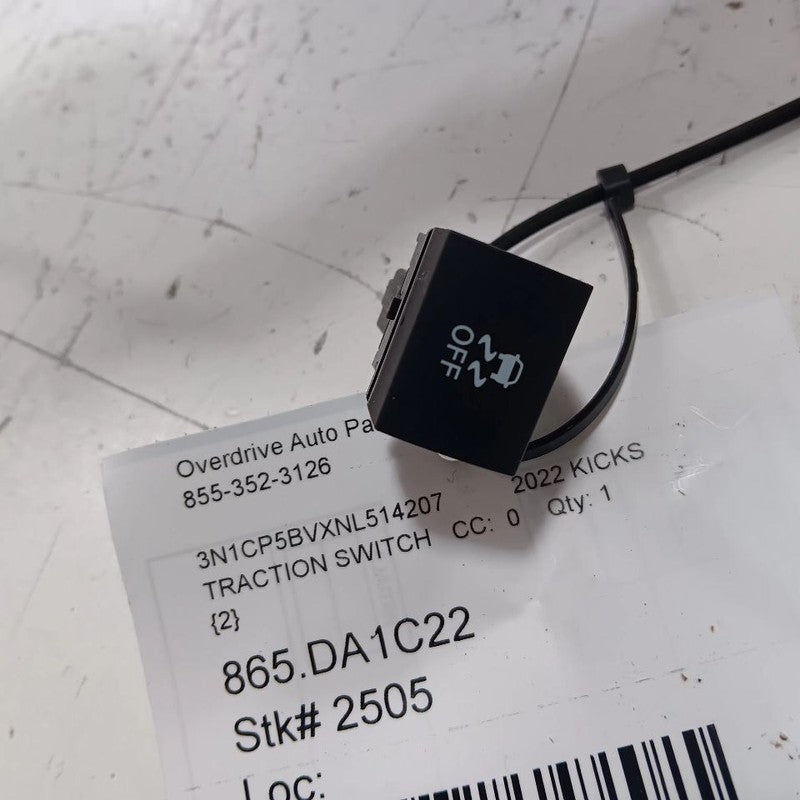 Nissan Kicks Traction Control Switch  2021 2022 2023 2024