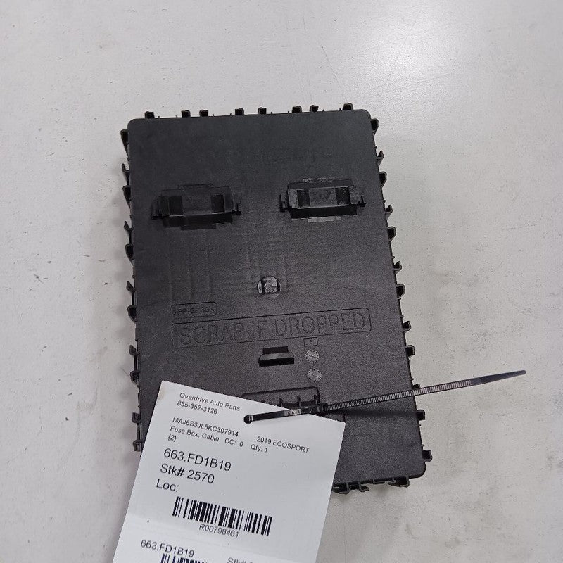 Ford Ecosport Cabin Fuse Box Interior Inner Under Dash  2018 2019 2020