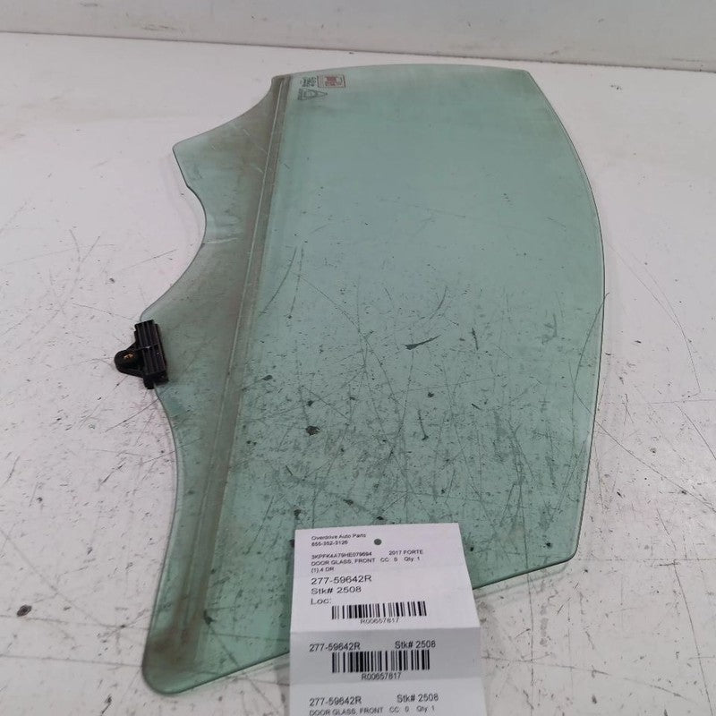 Passenger Right Front Door Window Glass Fits 14-18 Kia Forte OEM