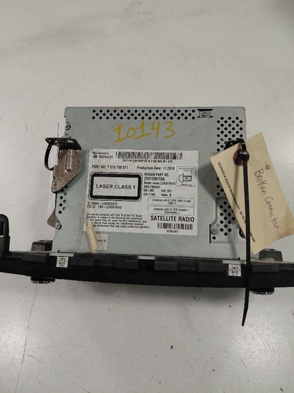 Audio Equipment Radio Receiver Am-fm-cd With Navigation Fits 17 Nissan Altima