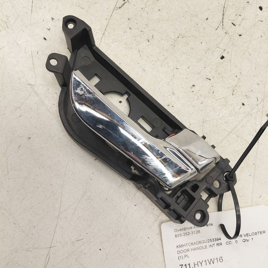 Hyundai Veloster Door Handle Right Passenger Rear Interior Inside 2017