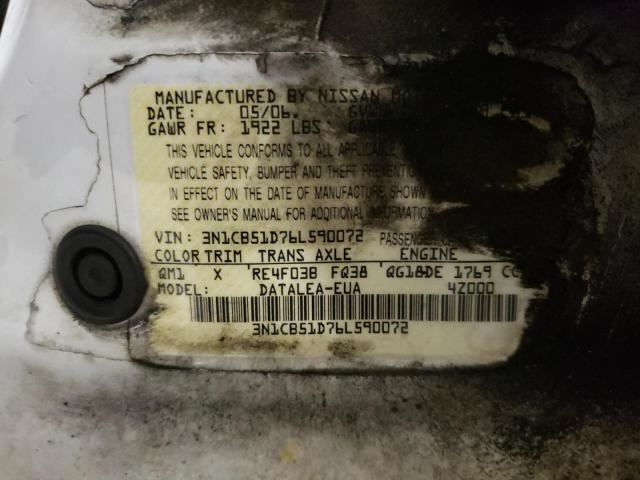 Sentra Door Glass Window Seal Rubber Left Rear Back 2006 2005 2004 2003 2