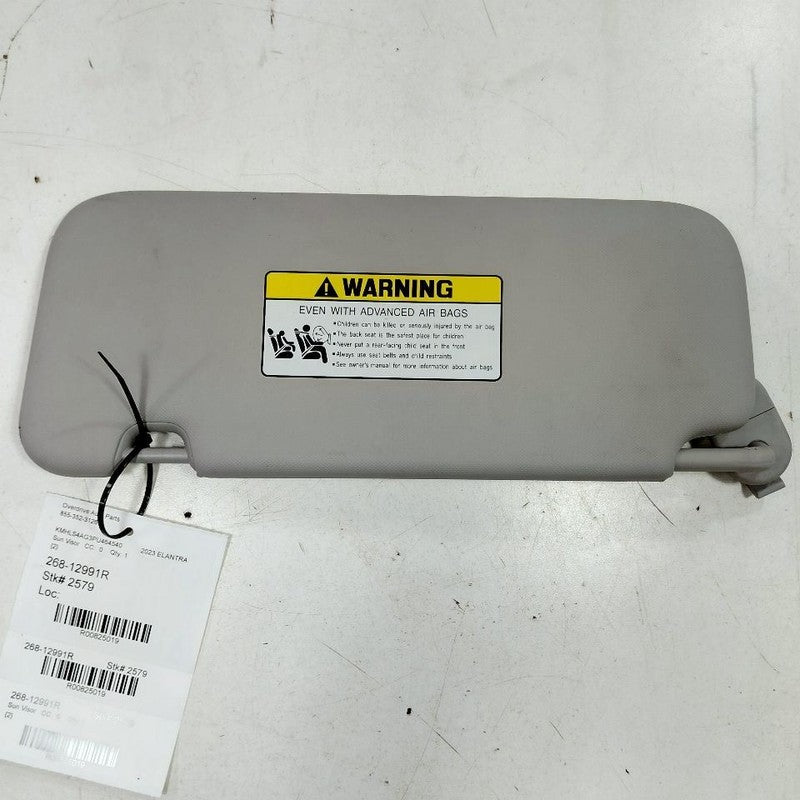 Passenger Right Sun Visor Shade US Market W/o Illumination 21-24 Hyund