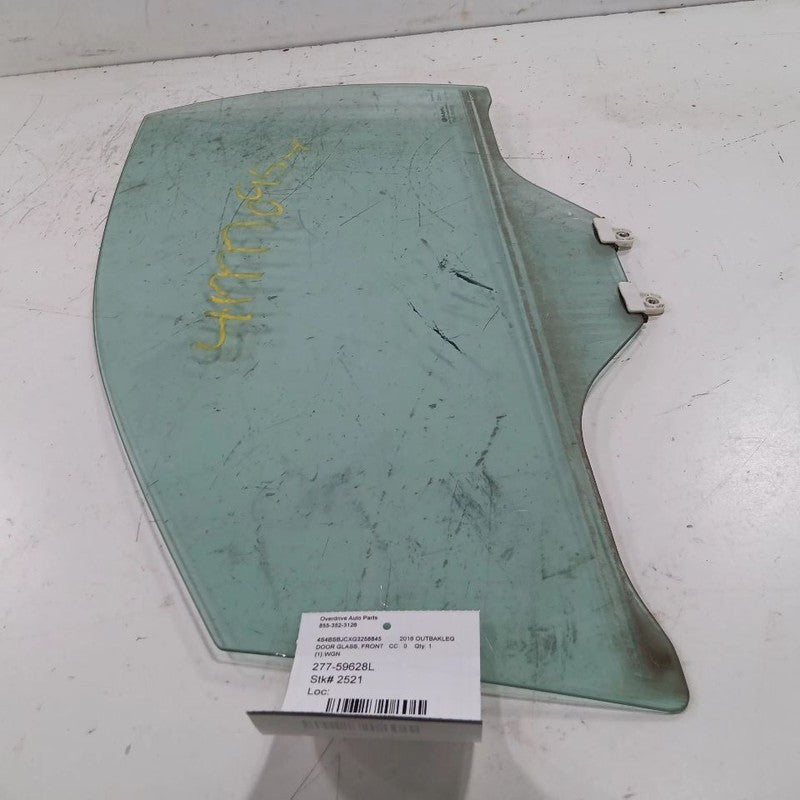 Driver Left Front Door Window Glass Fits 15-17 Subaru Legacy OEM