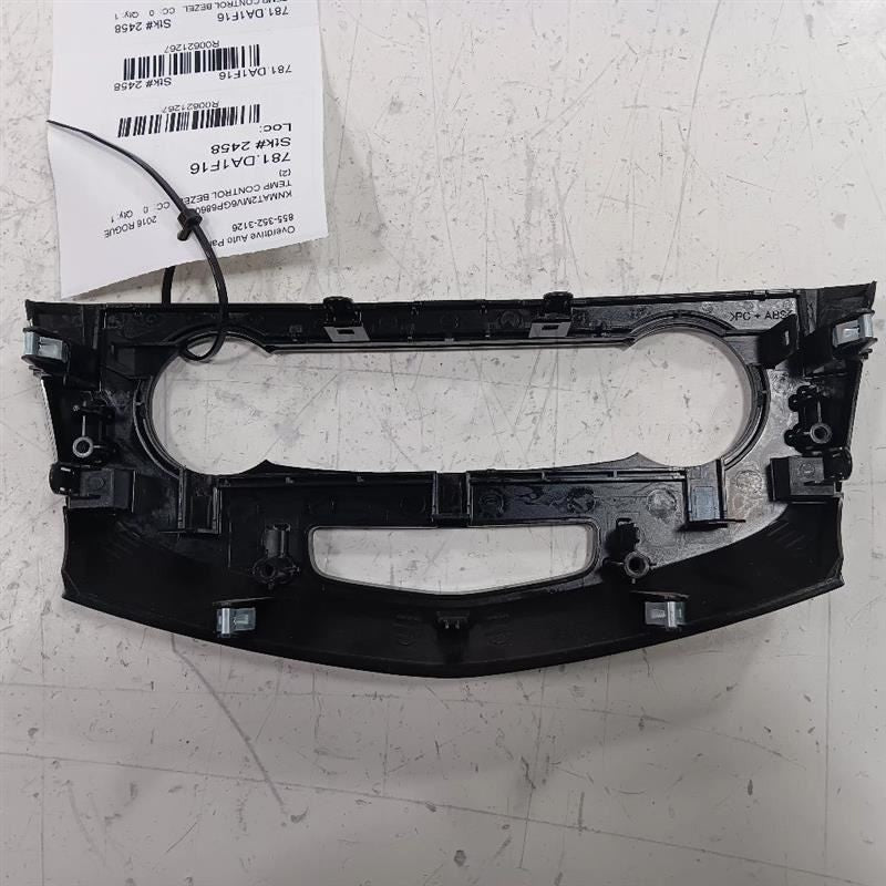 Nissan Rogue Temp Temperature Control Bezel Surround Dash Trim 2014 20