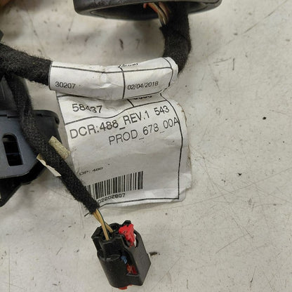 2018 Fiat 500 X Model Door Harness Wire Wiring Right Passenger Rear