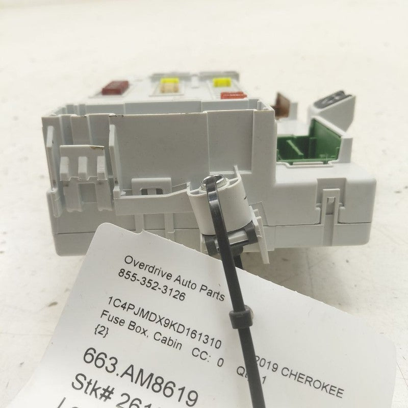 Jeep Cherokee Cabin Fuse Box Interior Inner Under Dash  2019 2020 2021