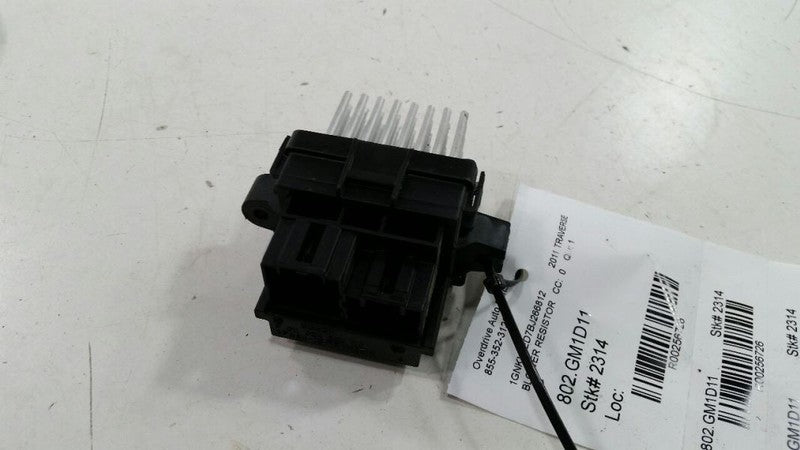 Chevy Traverse Blower Resistor Fan Motor Speed Resistor 2009 2010 2011