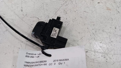Nissan Maxima Power Window Switch Right Passenger Rear  2018 2019 2020