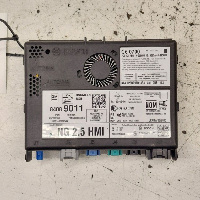 Human Machine Interface Control Module ID 84089011 Fits 16-17 MALIBU