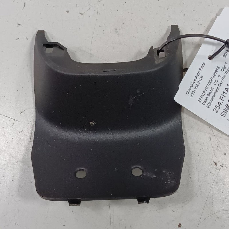 Fiat 500 Instrument Cover Panel Trim {735592528} 2016 2017 2018 OEM