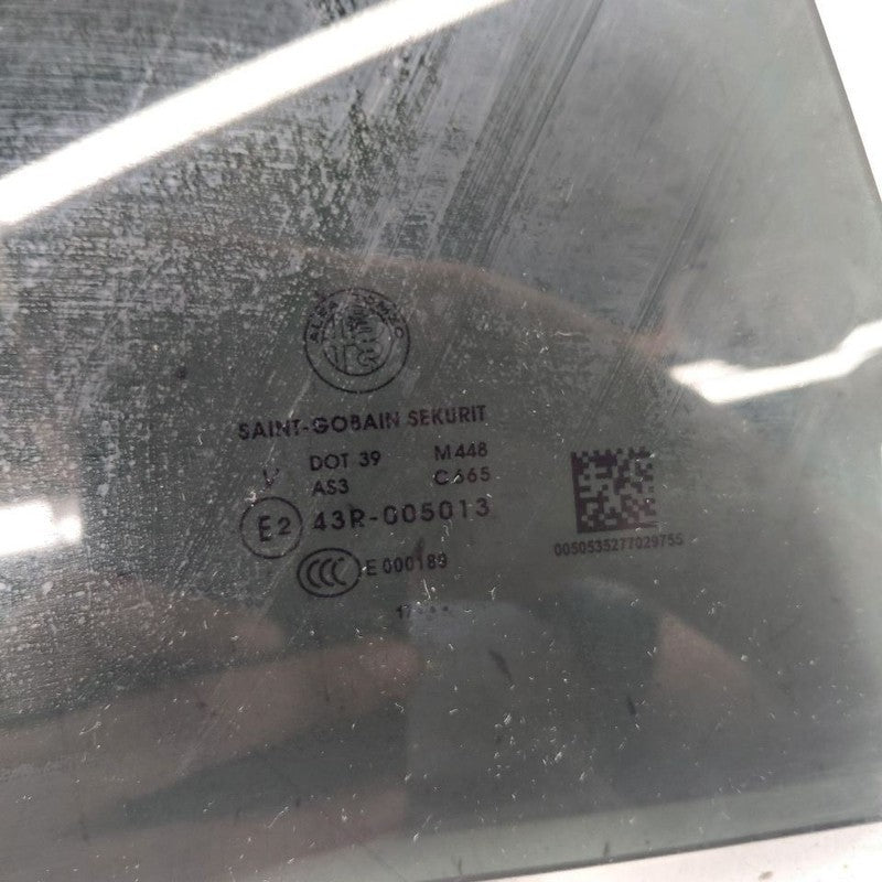 Passenger Right Rear Door Glass Window Fits 18-24 Alfa Romeo Stelvio